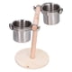 thumbnail image 4 of Soporte De Alimentación Para Pájaros, Soporte Para Beber De Loros Estable De Madera Para Balcón Para Dormitorio Para Oficina, 4 of 7