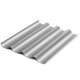 thumbnail image 3 of 2 Pack Nonstick Perforated Baguette Pan 15" x 13" for French Bread Baking 4 Wave Loaves Loaf Bake Mold Oven Toaster Pan (Silver), 3 of 5