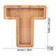 thumbnail image 3 of Caja de dinero personalizada de madera con nombre | Caja de Ahorro Personalizada en Forma de Letra | Madera Natural Artesanal | Exposición de monedas transparente | Regalo decorativo ideal, diseño, 3 of 5