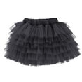 thumbnail image 2 of AURIGATE Toddler Baby Girl Skirt Toddler Girls Cute Party Dance Solid Color Net Yarn Tulle Princess Dress Skirt, 2 of 4