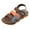 Brown, variant on Icvfdpl Kids Boy Sandals New Children Fashion Summer Outdoor Buckle Non Slip Flat Baby Girl Shoes Daily Soft 8 Years-9 Years