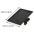 thumbnail image 2 of Microphone Stand Clamp- On Utility Shelf Adjustable Table Live Broadcast Mic Stand Clip Holder Rack Sheet for Microphone Instrument Accessory Black, 2 of 6