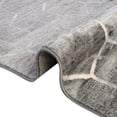 thumbnail image 5 of Unique Loom Matrix Trellis Collection Area Rug - Tile (7' Square Grey/Ivory), 5 of 9