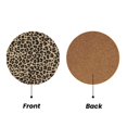 thumbnail image 2 of Xecao Leopard Print-1 for MDF Cork Coaster 4 Pcs,Drink Coasters,Suit for House Warming Gifts New Home ,Coffee Table Decor-Round Shape, 2 of 7