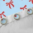 thumbnail image 4 of Feelyou Kawaii Bowknot Ribbon Blackout Curtains Set of 2 (52x84 Each) for Girl, Cartoon Blue Red Window Curtains, Dreamy Princess Style Curtains and Drapes, Black Out Curtains Decor, 4 of 6