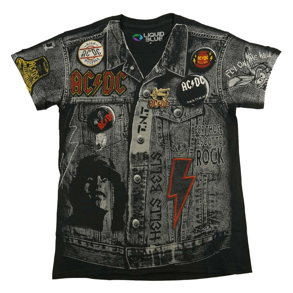 ACDC - AC/DC Men's Jacket T-shirt Small Multi - Walmart.com - Walmart.com
