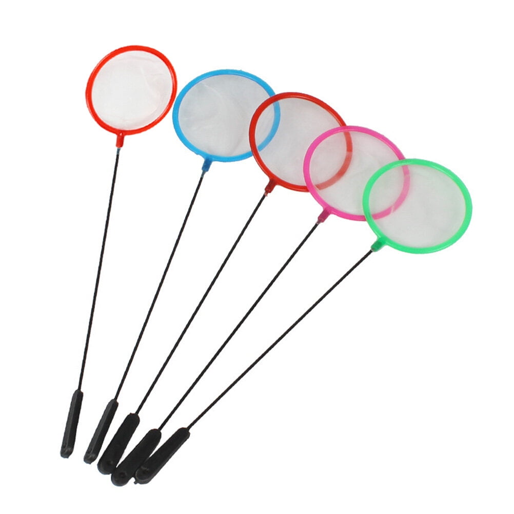 Tinksky 5pcs Creative Fish Aquarium Small Fishing Net Fish Tank Tools (Random Color)