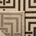 thumbnail image 4 of SAFAVIEH Linden Derbhile Geometric Squares Area Rug, Natural/Brown, 4' x 6', 4 of 6