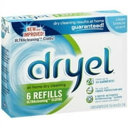 Dryel: At-Home Dry Cleaning Ultracleaning Clean Breeze Scent Refill Cloths, 6 ct
