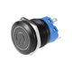 thumbnail image 1 of Ofertas únicas Interruptor de botón momentáneo interior de 22 mm Botón de inicio redondo SPST 1NO AC 12-24 V para luz blanca del automóvil, 1 of 1