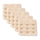 thumbnail image 1 of Señora 5Pcs 3 Gancho De 3 Filas Longitud Ajustable Correa Del Sujetador Extensor Ganchos De Hebilla Beige 5pcs Una Talla, 1 of 5