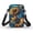 Sunflower and Calf Pattern Design, variant on HELLHERO Cowboy Cat Pattern 4.33x1.97x7.09 Women Crossbody Bag Polyester for Men, Women