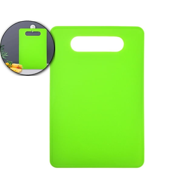 Dvruxg Plastic Cutting Board, Small Chopping Boards for Kitchen, Dishwasher Safe, Color Boards Pads for Meat Vegetable Fruit, Easy Grip Handle, Non-Slip, Space Saving