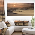 thumbnail image 1 of Beautiful Brown Fantasy Terrain - Landscape Canvas Art Print, 1 of 3
