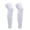 White, variant on QIYAGBSA Kids Soccer Shin Guard Sleeves Boys Girls Over the Knee with Pocket Padded for Training Games (Black 7-12 YEARS)