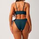 thumbnail image 3 of WILLBEST Traje de Baño con Mangas para Mujer, Traje de Baño de Talla Grande para Mujer, conjunto de Bikini Triangular de Dos Piezas con Espalda descubierta y Lazo, 3 of 3
