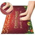 thumbnail image 4 of GZHJMY Merry Christmas Bathroom Rug Mat,Soft and Absorbent Bath Mats Non-Slip Carpet Machine Washable Kitchen Mat for Bathroom, Tub and Shower 39x20in Carpet Runner, 4 of 7