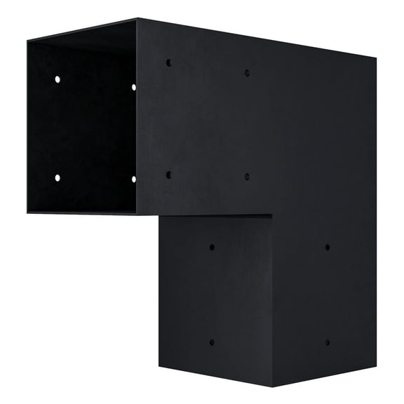 Steel 6x6 Pergola L Bracket - 2-Way Bracket with 90-Degree Arms (1-Pack)