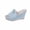 Light Blue, variant on Women's Beach Sandals, Casual Footwear for Women, Womens Fashion Versatile Wide Size Thick Sole Beach Peep Toe Wedge Warm Season Recent Trend Slides