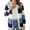 Blue, variant on Womens Tops Clearance Women's Colorful And Elegant Long Knitted Shirt Round Neck Loose Korean Sweater Coat Spring And Fall