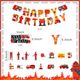thumbnail image 4 of Sound The Alarm I am 3 Birthday Balloons Decoration Firetruck 3rd Birthday Decoration Firetruck Balloons Firefighter Party Decoration, 4 of 7
