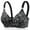 Black, variant on Hrsba Bras For Women No Underwire, Comfortable Bras For Women Seamless Bras For Women Womens Bra Print Lightly Lined Adjustable Straps Breathable Medium Support No Underwire