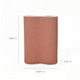 thumbnail image 5 of LuxenHome 2-Piece Brown Ceramic Fluted Vase Set, 5 of 6