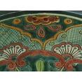 thumbnail image 2 of Fine Crafts & Imports 191315-43 Green Ceramic 14"x17"x5.8" Round Talavera Sink, 2 of 2