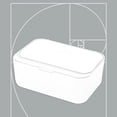 thumbnail image 4 of Almacenaje de Baño Dispensador de Toallitas de Bebé Porta Toallitas con Tapa para Contenedor de Toallitas Rellenable con Diseño de Sellado Gris, 4 of 6