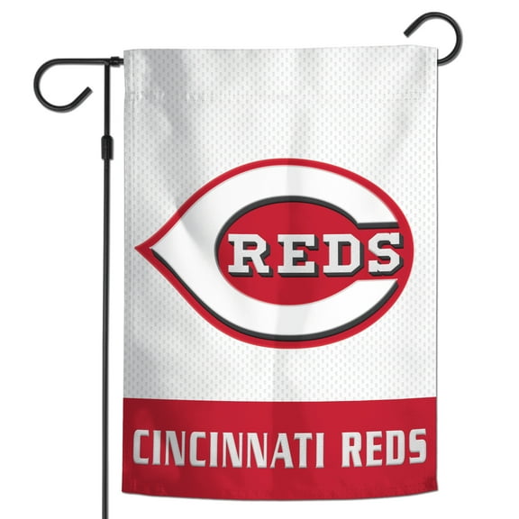 WinCraft Cincinnati Reds 12" x 18" Applique Garden Flag
