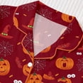 thumbnail image 6 of Halloween Pajamas Halloween Graphic Short Sleeve Pajamas for Women Set, 6 of 8