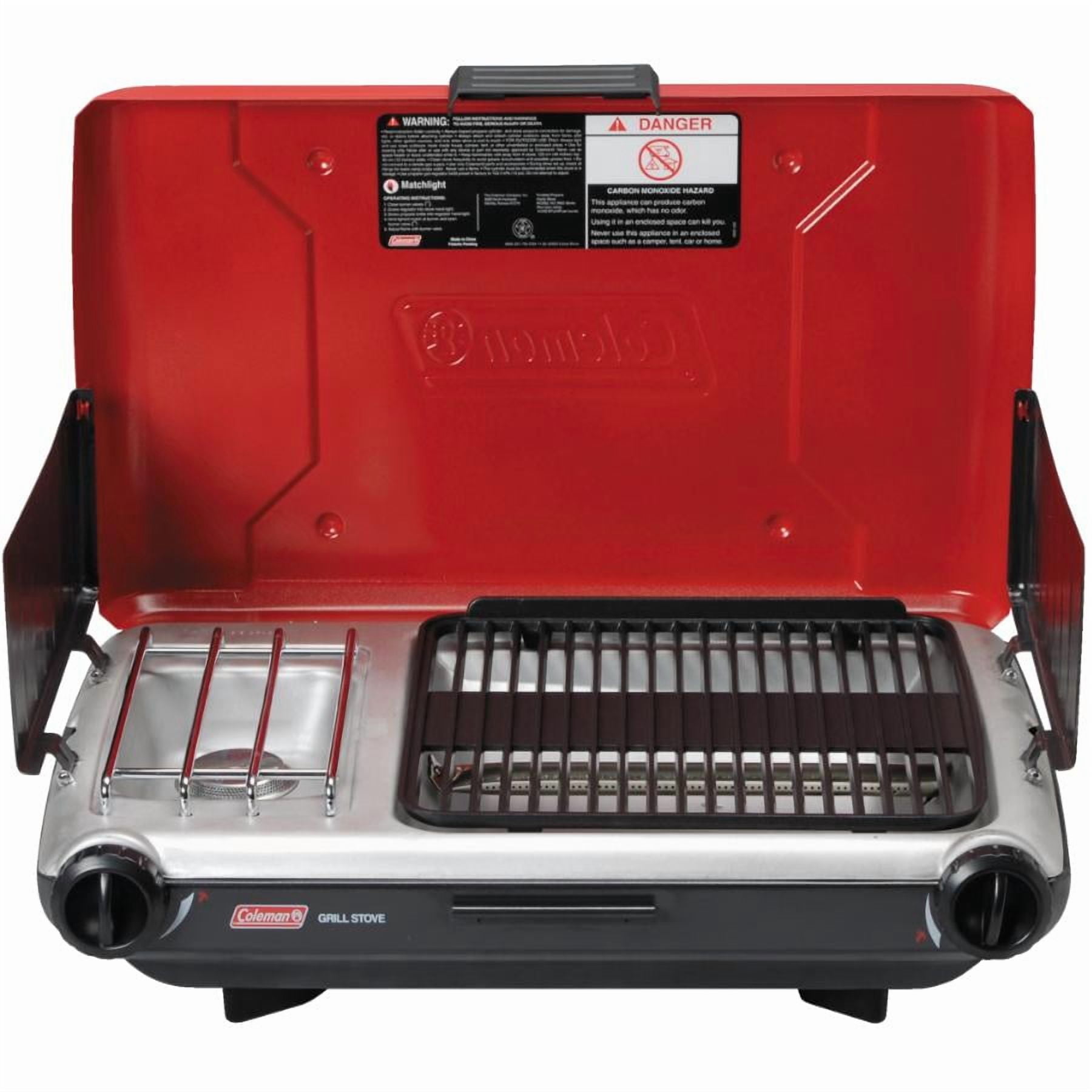 Coleman Tabletop 2-in-1 Camping Grill, 2 burners - Walmart.ca