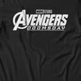 thumbnail image 3 of Marvel Avengers Doomsday Men's Logo White Black T-Shirt (Black, X-XXXL), 3 of 4