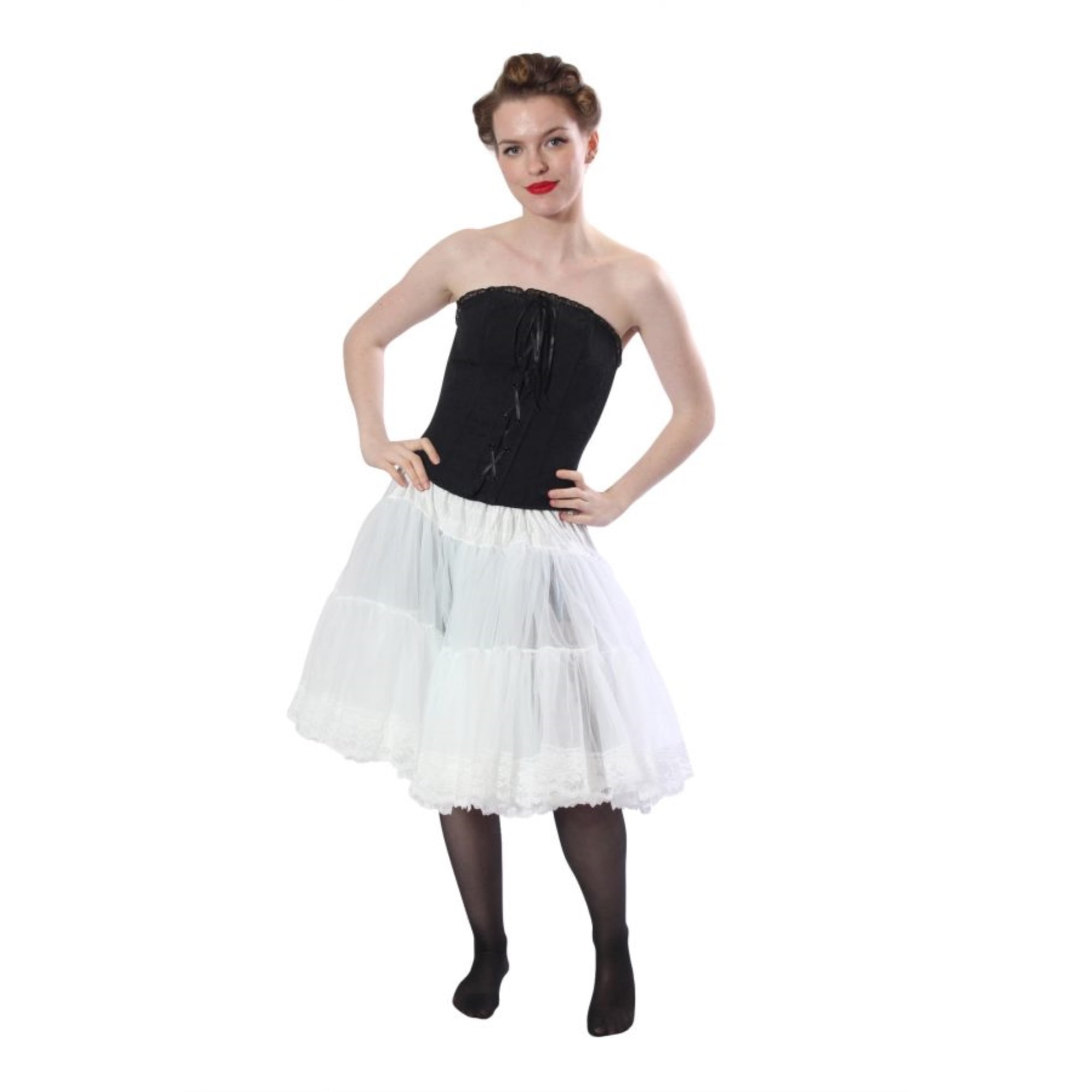 Malco Modes Zooey Luxury Chiffon Adult Petticoat Slip Adjustable Malco Modes Zooey Luxury Chiffon Adult Petticoat Slip Adjustable