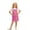 4Hot Pink20, variant on XAOFW Kids Girls Summer Dresses Sleeveless Polka Dot Printed Overalls Dress With Pocket Casual Suspender Dresses For Daily Wear Stylish Sundress 4-5 Years