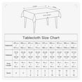 thumbnail image 2 of BALCONY & FALCON Rectangle Tablecloth Washable Wrinkle Resistant and Water Proof Table Cloth Decorative Linen Fabric Tablecloths for Dining Parties Kitchen Wedding a, 2 of 7
