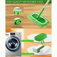 thumbnail image 5 of Qianfeng Reusable Mop Pads Refill, Washable Microfiber Pads for Wet/Dry Mop, 4 Pack, 5 of 6