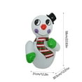 thumbnail image 3 of Taotanxi 22 Inches (About 58 Cm) Christmas Inflatable Snowman Decoration Christmas Party Inflatable Tumbler Suitable For Christmas Holiday Party Indoor Garden Lawn Decoration, 3 of 6