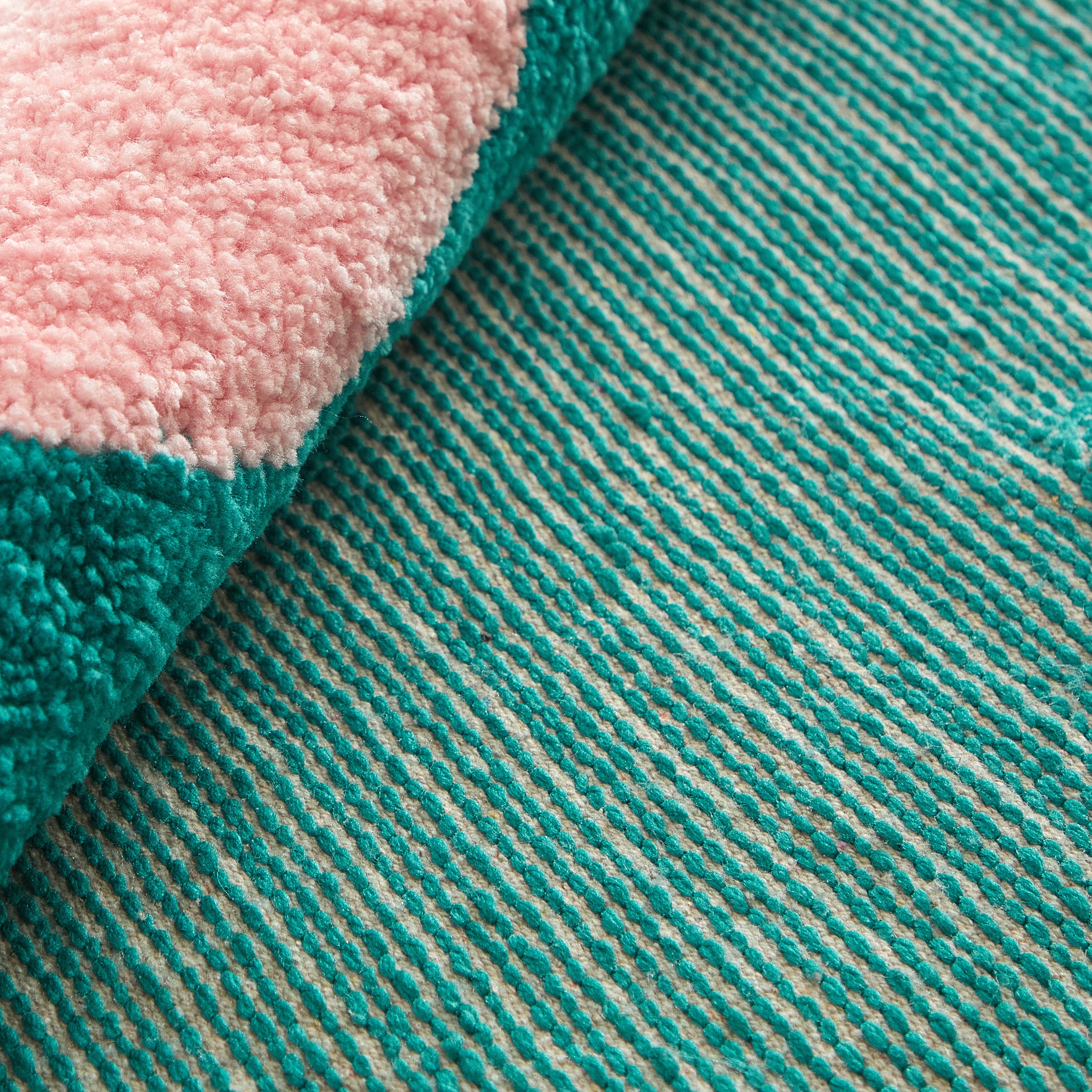 Mainstays Flower Shaped Rug, Teal