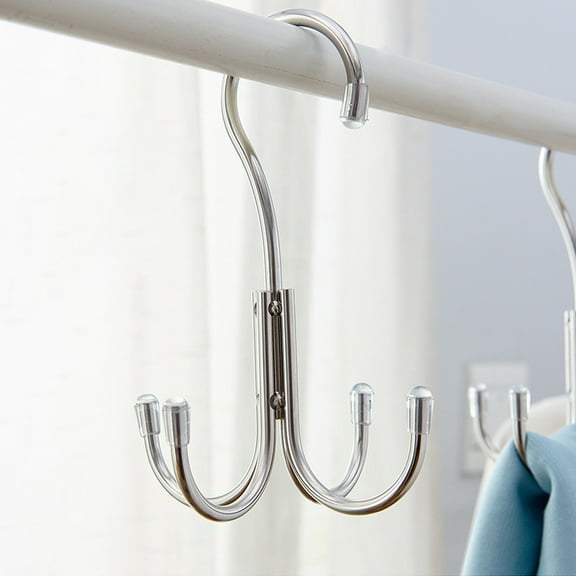 ROSENICE 2Pcs Handbag Hanger Silver Stainless Steel Closet Organizer for Bag Storage