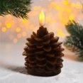 thumbnail image 5 of Edgergery 2Pcs Christmas Pinecone Candles Flameless,Acorn Decor LED Pinecone Candle Pinecones Decor Real Wax Unscented Battery Operated Candle for Christmas Winter Holiday Decoration, 5 of 5