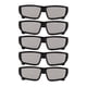 thumbnail image 1 of Gafas De Eclipse Solar, Gafas De Visión Solar, Protección Contra Rayos UV, Imagen Clara, 5 Piezas Para Visualización Directa Del Sol, 1 of 7