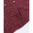 thumbnail image 3 of Cardigans for Women Solid Long Sleeve Ribbed Knit Open Front Button Lightweight Fall Cardigan with Pockets Cogild, 3 of 9