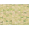 thumbnail image 1 of Ahgly Company Machine Washable Indoor Rectangle Transitional Metallic Gold Area Rugs, 2' x 5', 1 of 7