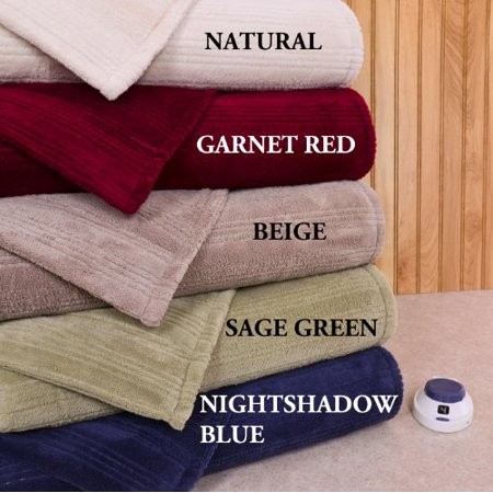 SoftHeat by Perfect Fit | Ultra Soft Plush Electric Heated Warming Blanket  with Safe u0026 Warm Low-Voltage Technology (Queen, Garnet Red) | Walmart Canada