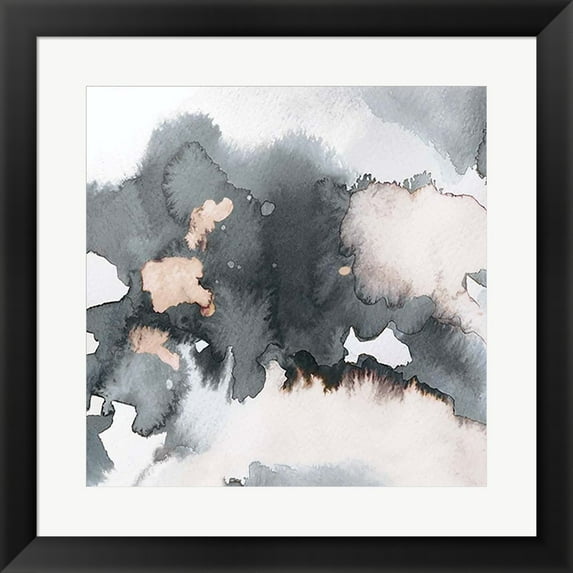 Great Art Now Black Peach by Posters International Studio Framed Wall Art 20"W x 20"H