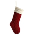 thumbnail image 4 of Wartleves Calcetines decorativos navideños Cómodos calcetines de punto exquisitos Regalo, 4 of 7
