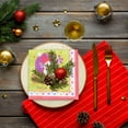 thumbnail image 5 of 6.5×6.5in Christmas Disposable Paper Napkins, 20 Sheets Festive Patterned Napkins - Holiday Table Decor for Christmas Birthdays Party Supplies, 5 of 6