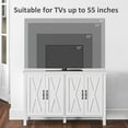 thumbnail image 5 of HOMCOM Buffet Sideboard, Coffee Bar Cabinet with Storage, White, 5 of 9