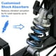thumbnail image 2 of Patinete de rodilla Aojin, capacidad de 136 kg, asiento grande de poliuretano de 33 cm, andador de rodilla plegable todoterreno con bolsa para lesiones en los pies, alternativa compacta a las muletas, 2 of 5